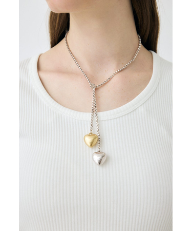 DOUBLE HEART ネックレス