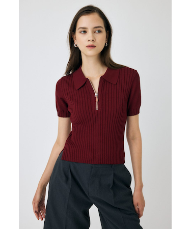 HALF ZIP CLASSIC ポロ トップス
