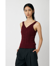 CABLE KNIT キャミソール
