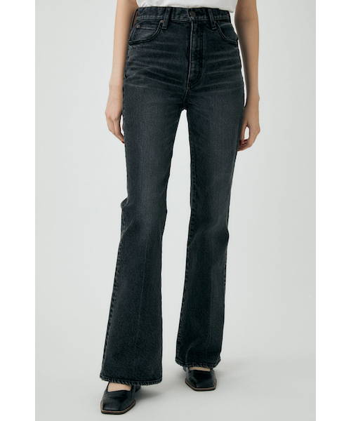 moussy MVS BLACK FLARE 26 フレアデニム ブラック 美脚 MVS BLACK FLARE｜マウジーの通販｜&mall（アンドモール）三井