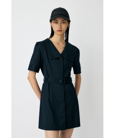 BIG COLLAR MINI ドレス