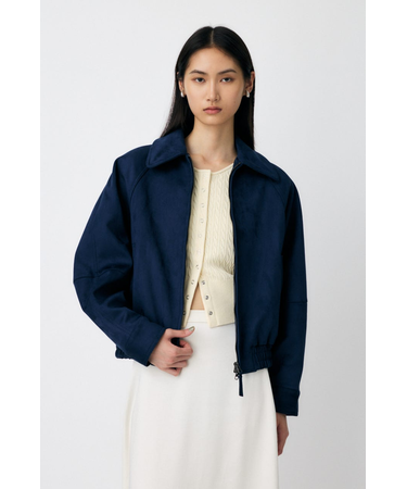 F／SUEDE GATHER ブルゾン