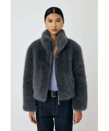 【otonaMUSE掲載】F/FUR STAND COLLAR ジャケット