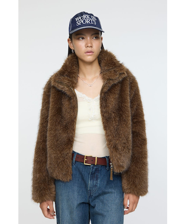 【otonaMUSE掲載】F／FUR STAND COLLAR ジャケット