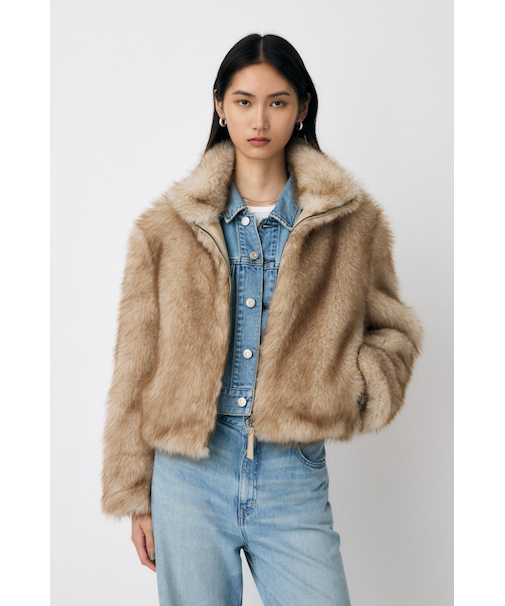 【otonaMUSE掲載】F／FUR STAND COLLAR ジャケット