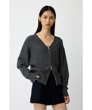 ZIP UP KNIT カーディガン