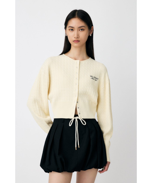 FEATHER YARN オーバーサイズカーディガン｜マウジーの通販｜&mall