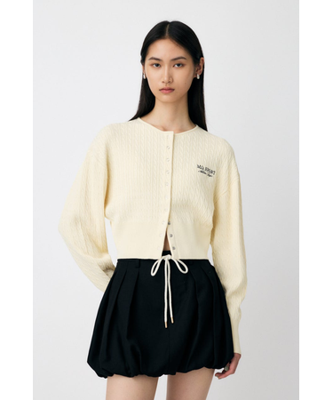 【ViVi掲載】LOGO CABLE カーディガン