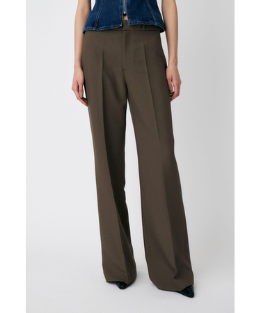 CENTER PRESS FLARE トラウザーズ