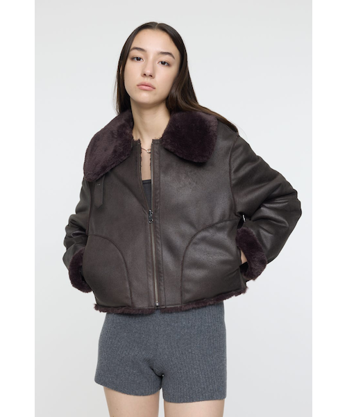 FAUX ファーコート REVER FAUX ファーコート｜マウジーの通販｜&mall（アンドモール）三井