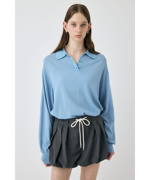 otonaMUSE掲載】【ViVi掲載】BORDER KNIT ポロ｜マウジーの通販｜&mall