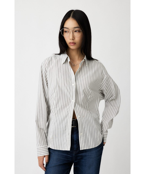 ‼️最終値下げ‼️moussy OVER SHOULDER FIT シャツ otonaMUSE掲載】OVER SHOULDER フィットシャツ｜マウジーの通販｜&mall