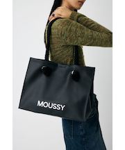 MOUSSY SOUVENIR フェイクレザーバッグ