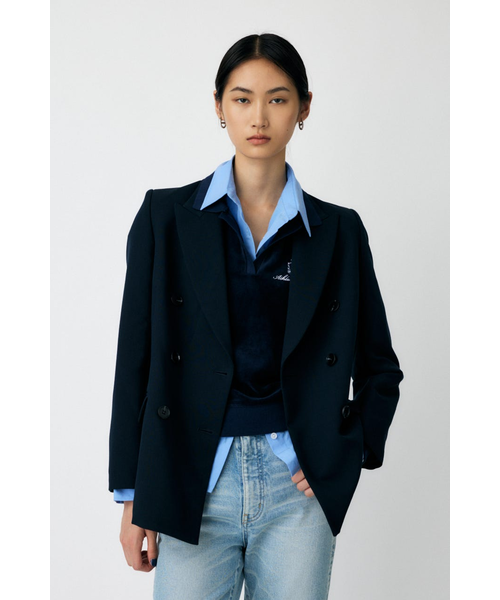 ジャケット・アウター emota MOUSSY DOUBLE BREASTED PEAKED DOUBLE BREASTED PEAKED ジャケット｜マウジーの通販｜&mall