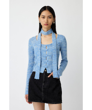 MIX YARN KNIT トップス