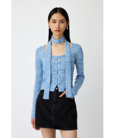 MIX YARN KNIT トップス
