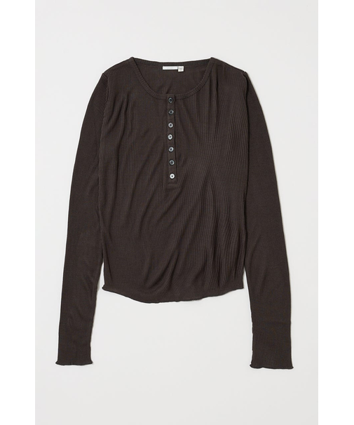 HENRY NECK LONG SLEEVE Ｔシャツ