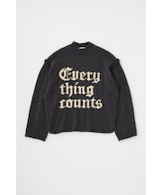 【WEB限定】KNITTED WORDS セーター