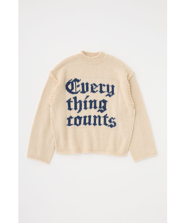 【WEB限定】KNITTED WORDS セーター