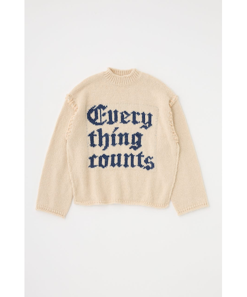 【WEB限定】KNITTED WORDS セーター