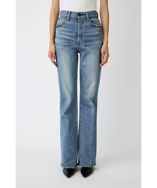 MOUSSY MVS FLARE（L） ロングサイズ 27インチフレアデニム MOUSSY マウジー moussy MVS FLARE(L) （ブルー） -ファッション