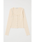 FRONT BUTTON LACY ロングスリーブトップス