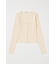 FRONT BUTTON LACY ロングスリーブトップス