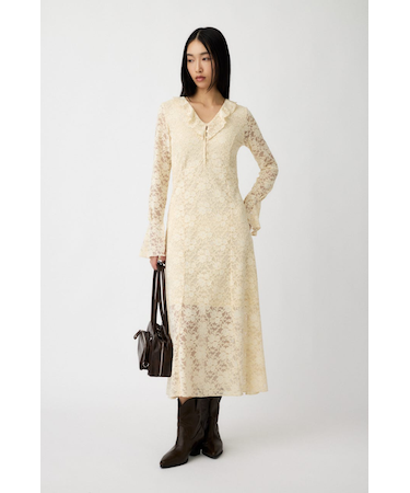 FLOCKY LACE ドレス