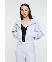 SHORT ZIP UP フーディ