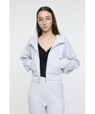 SHORT ZIP UP フーディ