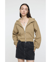 SHORT ZIP UP フーディ