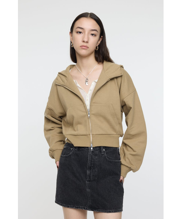 SHORT ZIP UP フーディ