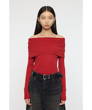 OFF SHOULDER カットトップス