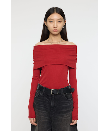 OFF SHOULDER カットトップス