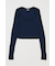 SCOOP NECK ロングスリーブ TEE
