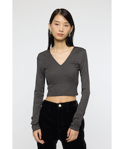 DEEP V CUP ロングスリーブTEE