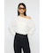 OVER DYED ONE SHOULDER L／S TEE