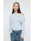 OVER DYED ONE SHOULDER L／S TEE