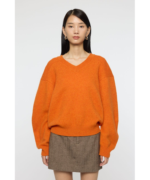 DOUBLE SHOULDER V／N セーター