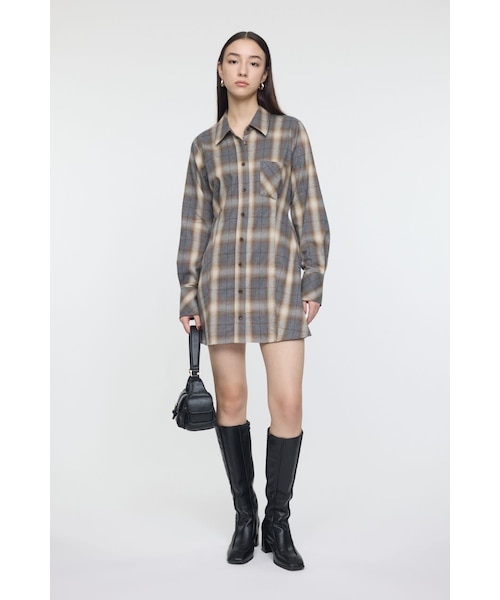 LAYERED KNIT ミニドレス｜マウジーの通販｜&mall（アンドモール）三井
