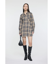 CHECK SHIRT ドレス