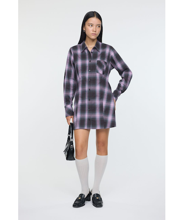 CHECK SHIRT ドレス