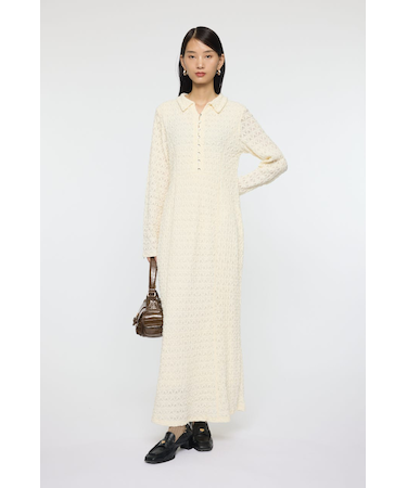 L／S MERMAID LACE LONG ドレス