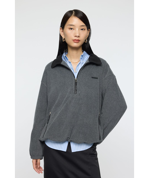 MOUSSY FLEECE ZIP プルオーバー FLEECE ZIP プルオーバー｜マウジーの通販｜&mall（アンドモール）三井