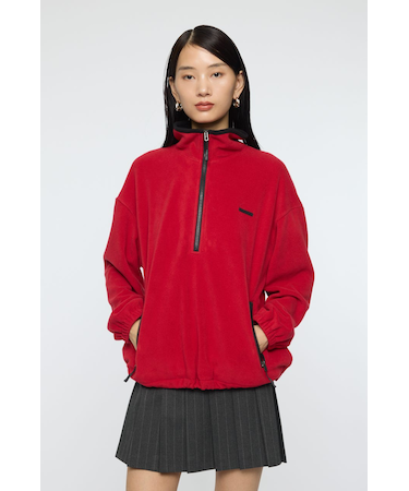 FLEECE ZIP プルオーバー