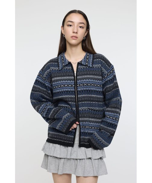 FAIR ISLE KNIT ジャケット