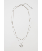 CLEAR MARBLE ネックレス