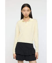 VELOUR TOUCH KNIT ポロ