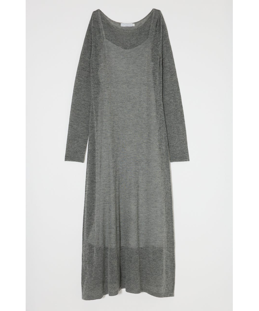 SHEER KNIT ドレス