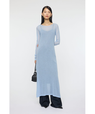 SHEER KNIT ドレス
